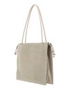 COCCINELLE Dulse Suede Handbag Sandshell / Sandshell COCCINELLE Dulse Suede Handbag Sandshell / Sandshell