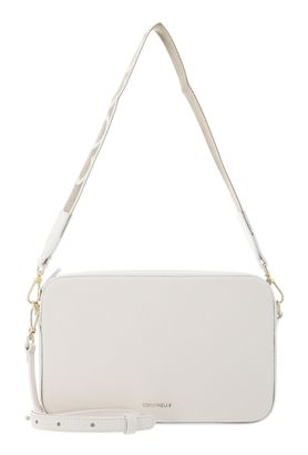 COCCINELLE Tebe Mini Bag Grained Leather Pearl