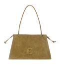 COCCINELLE Dulse Suede Shoulderbag Seagrass / Seagrass