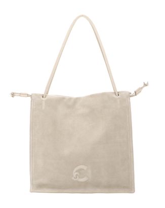COCCINELLE Dulse Suede Shoulderbag Sandshell / Sandshell