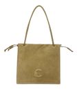 COCCINELLE Dulse Suede Handbag Seagrass / Seagrass COCCINELLE Dulse Suede Handbag Seagrass / Seagrass