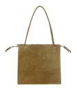COCCINELLE Dulse Suede Handbag Seagrass / Seagrass COCCINELLE Dulse Suede Handbag Seagrass / Seagrass