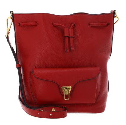 COCCINELLE Beat Generatio Bucket Bag Scarlet
