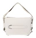 COCCINELLE Gretel Ribbon Crossbody Bag Grained Leather Pearl COCCINELLE Gretel Ribbon Crossbody Bag Grained Leather Pearl