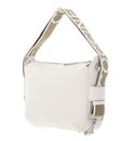 COCCINELLE Gretel Ribbon Crossbody Bag Grained Leather Pearl COCCINELLE Gretel Ribbon Crossbody Bag Grained Leather Pearl