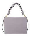 COCCINELLE Boheme Grana Double Crossbody Double Grainy Leather Oyster / Pearl