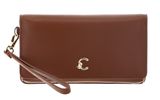 COCCINELLE C-Me Envelopes Grained Leather Cognac