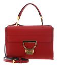 COCCINELLE Arlettis Handbag Grainy Leather Scarlet COCCINELLE Arlettis Handbag Grainy Leather Scarlet