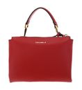 COCCINELLE Arlettis Handbag Grainy Leather Scarlet COCCINELLE Arlettis Handbag Grainy Leather Scarlet