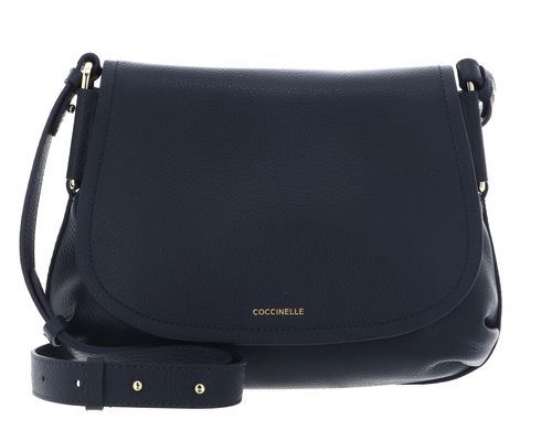 COCCINELLE Rebekka Handbag Grained Leather Midnight Blue COCCINELLE Rebekka Handbag Grained Leather Midnight Blue