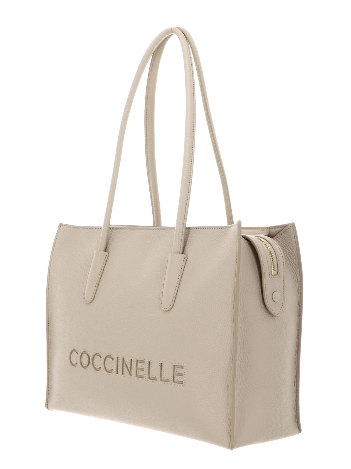 COCCINELLE Myrtha26 Handbag Grained Leather Sandshell COCCINELLE Myrtha26 Handbag Grained Leather Sandshell
