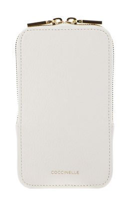 COCCINELLE Flor Hi-Tech Phone Bag Pearl