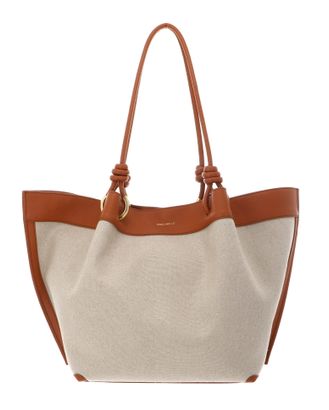 COCCINELLE Finn Canvas Handbag Natural / Crab