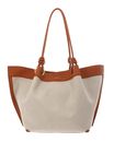COCCINELLE Finn Canvas Handbag Natural / Crab COCCINELLE Finn Canvas Handbag Natural / Crab