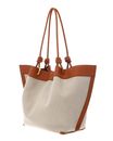 COCCINELLE Finn Canvas Handbag Natural / Crab COCCINELLE Finn Canvas Handbag Natural / Crab