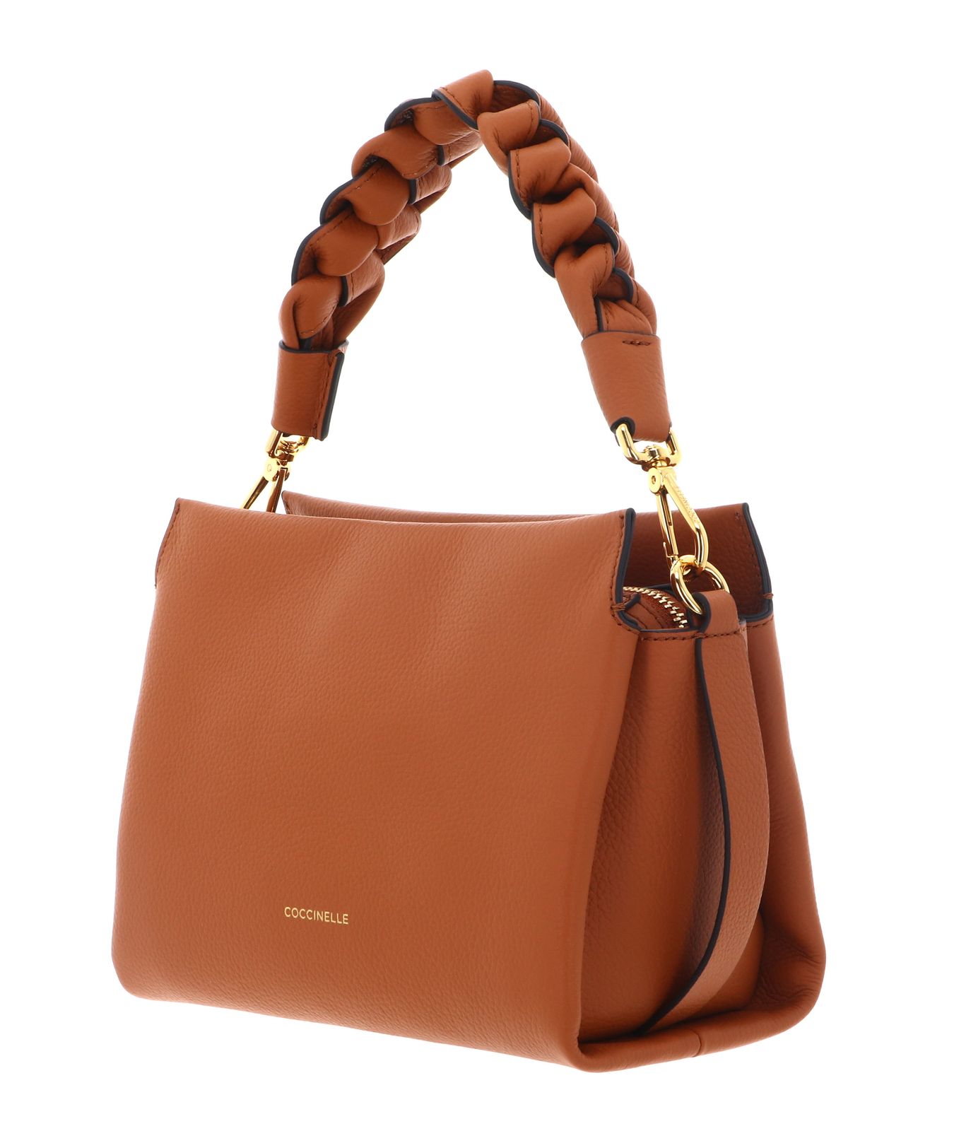 COCCINELLE Boheme Grana Double Crossbody Double Grainy Leather Crab / Jellyfish COCCINELLE Boheme Grana Double Crossbody Double Grainy Leather Crab / Jellyfish