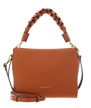 COCCINELLE Boheme Grana Double Crossbody Double Grainy Leather Crab / Jellyfish