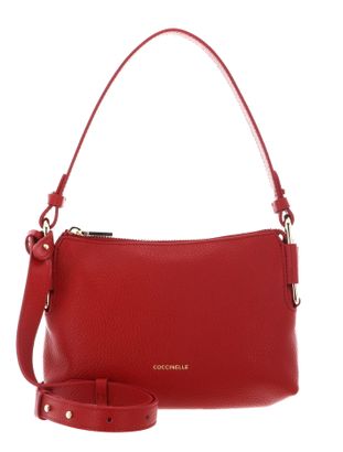 COCCINELLE Rebekka Mini Bag Grained Leather Scarlet
