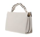 COCCINELLE Boheme Grana Double Hand Bag Pearl / Cognac COCCINELLE Boheme Grana Double Hand Bag Pearl / Cognac