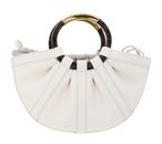COCCINELLE Shell Handbag Smooth Leather Pearl COCCINELLE Shell Handbag Smooth Leather Pearl