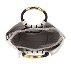 COCCINELLE Shell Handbag Smooth Leather Pearl COCCINELLE Shell Handbag Smooth Leather Pearl