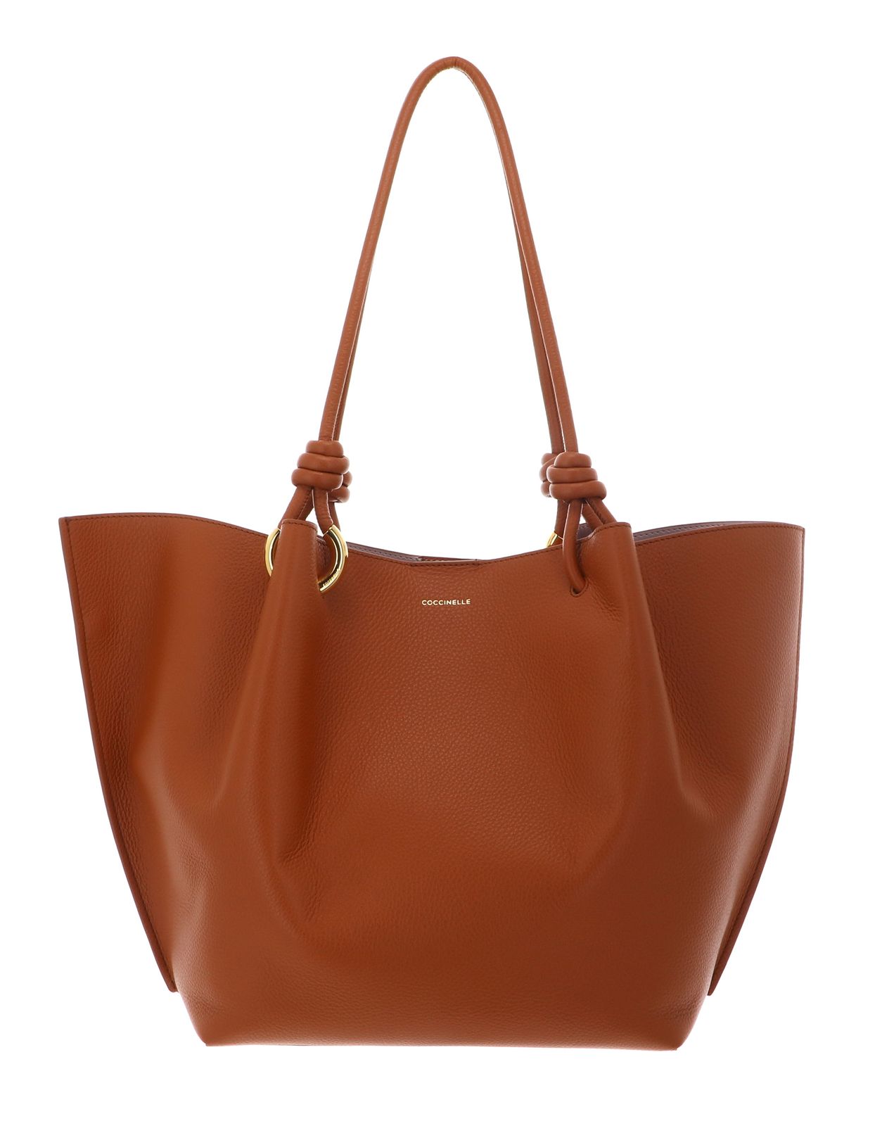 COCCINELLE Finn Handbag Grained Leather Crab