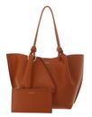 COCCINELLE Finn Handbag Grained Leather Crab COCCINELLE Finn Handbag Grained Leather Crab