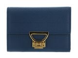 COCCINELLE Arlettis Wallet Grained Leather Deep Blue