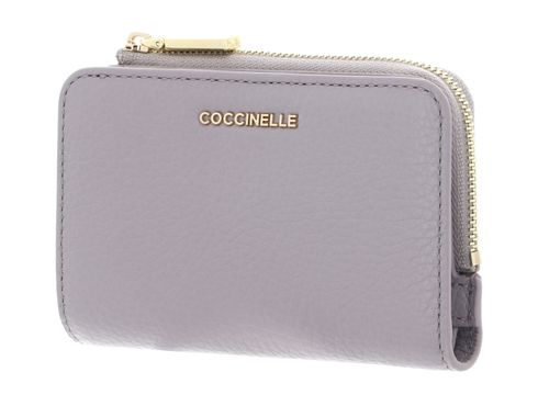 COCCINELLE Metallic Soft Wallet Oyster