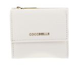 COCCINELLE Metallic Soft Wallet Grained Leather Pearl