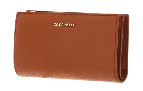 COCCINELLE Metallic Soft Wallet Crab