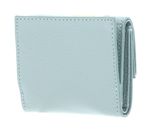COCCINELLE Metallic Soft Wallet Grained Leather Aquamarine