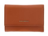 COCCINELLE Metallic Soft Wallet Grainy Leather Crab