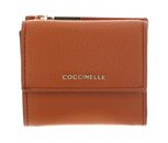 COCCINELLE Metallic Soft Wallet Grained Leather Crab