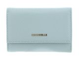 COCCINELLE Metallic Soft Wallet Grainy Leather Aquamarine