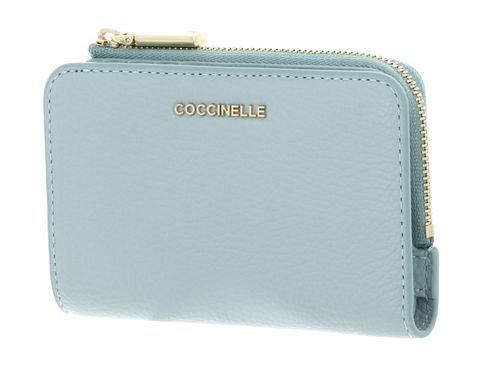 COCCINELLE Metallic Soft Wallet Aquamarine