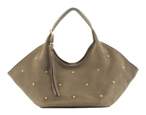 FREDsBRUDER The Beaded Shoulder Bag S Greyish Khaki