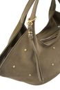 FREDsBRUDER The Beaded Shoulder Bag S Greyish Khaki