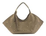 FREDsBRUDER The Beaded Shoulder Bag S Greyish Khaki