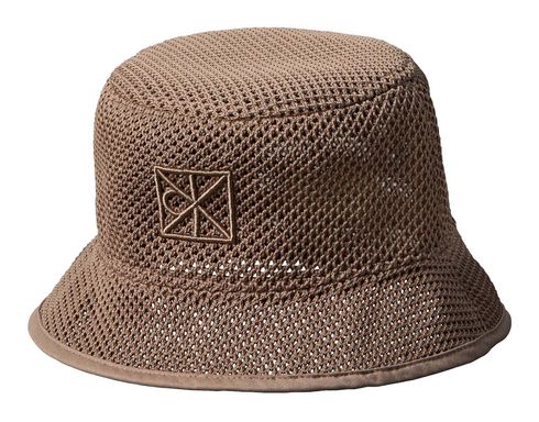 Calvin Klein Summer Mesh Bucket Hat Desert Taupe