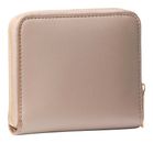 Calvin Klein Foil Logo Medium Zip Around Wallet Black / Toasted Coconut