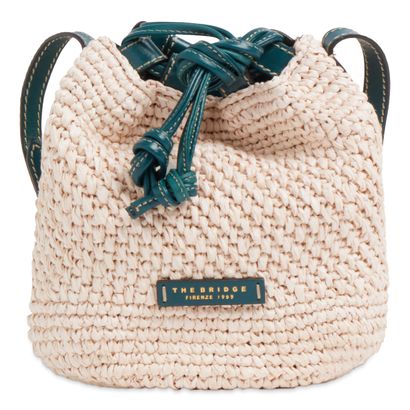 THE BRIDGE Luna Bucket Bag Pavone / Oro
