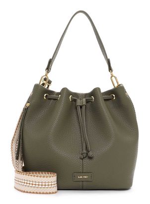 SURI FREY SFY Gray SC Drawstring Bag Khaki