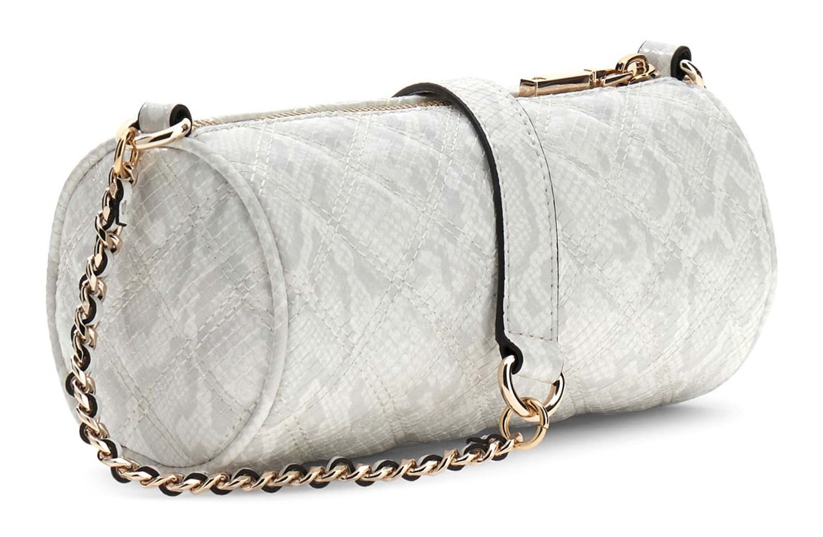 GUESS Giully II Mini Barrel Bag Cream White GUESS Giully II Mini Barrel Bag Cream White