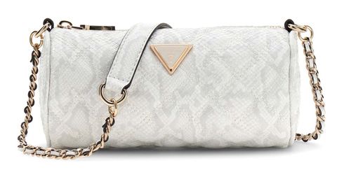 GUESS Giully II Mini Barrel Bag Cream White