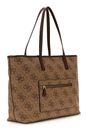 GUESS Power Play II Large Tech Tote Latte Logo / Brown