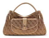 GUESS Jessa Girlfriend Satchel Latte Logo