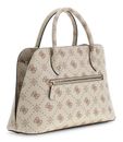 GUESS Emelie Logo Two Comp Satchel Vanilla Logo