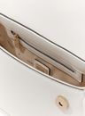 GUESS Danya Flap Shoulder Bag Cream White
