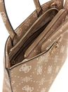 GUESS Emelie Logo Mini Tote Biscotti Logo